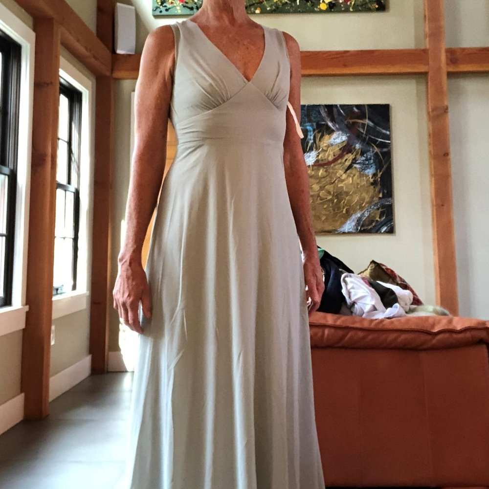 BHLDN TEAL GOWN